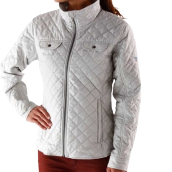 KUHL Womens Navy Brazen Jacket Size Small Quilted Blue Jacket Full Zip - Picture 10 of 15